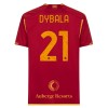 Oficiální Fotbalový Dres AS Řím Dybala 21 Domácí 2023-24 pro Děti